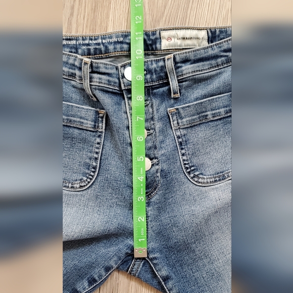 Anthropologie+AG "Stevie" Ankle Button Fly Slim Straight Jeans 27, EUC - Picture 9 of 15